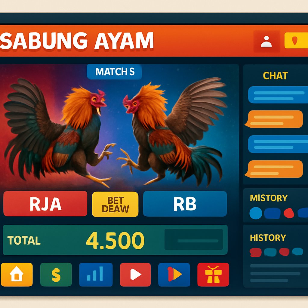 Ilustrasi Panduan Sabung Ayam Online: Platform dan Fitur Keren